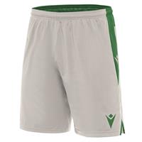 Tempel Match Day Short WHT/GRN M Teknisk kampshorts - Unisex