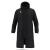 Turvey Long Bench Jacket BLK S Coachjakke - ekstra lang 