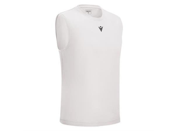 MP151 Hero SL Shirt WHT L Armløs T-skjorte i bomull- Unisex 